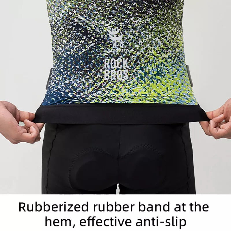 ROCKBROS cykeltröja herr kortärmad skjorta cykelkläder S-4XL
