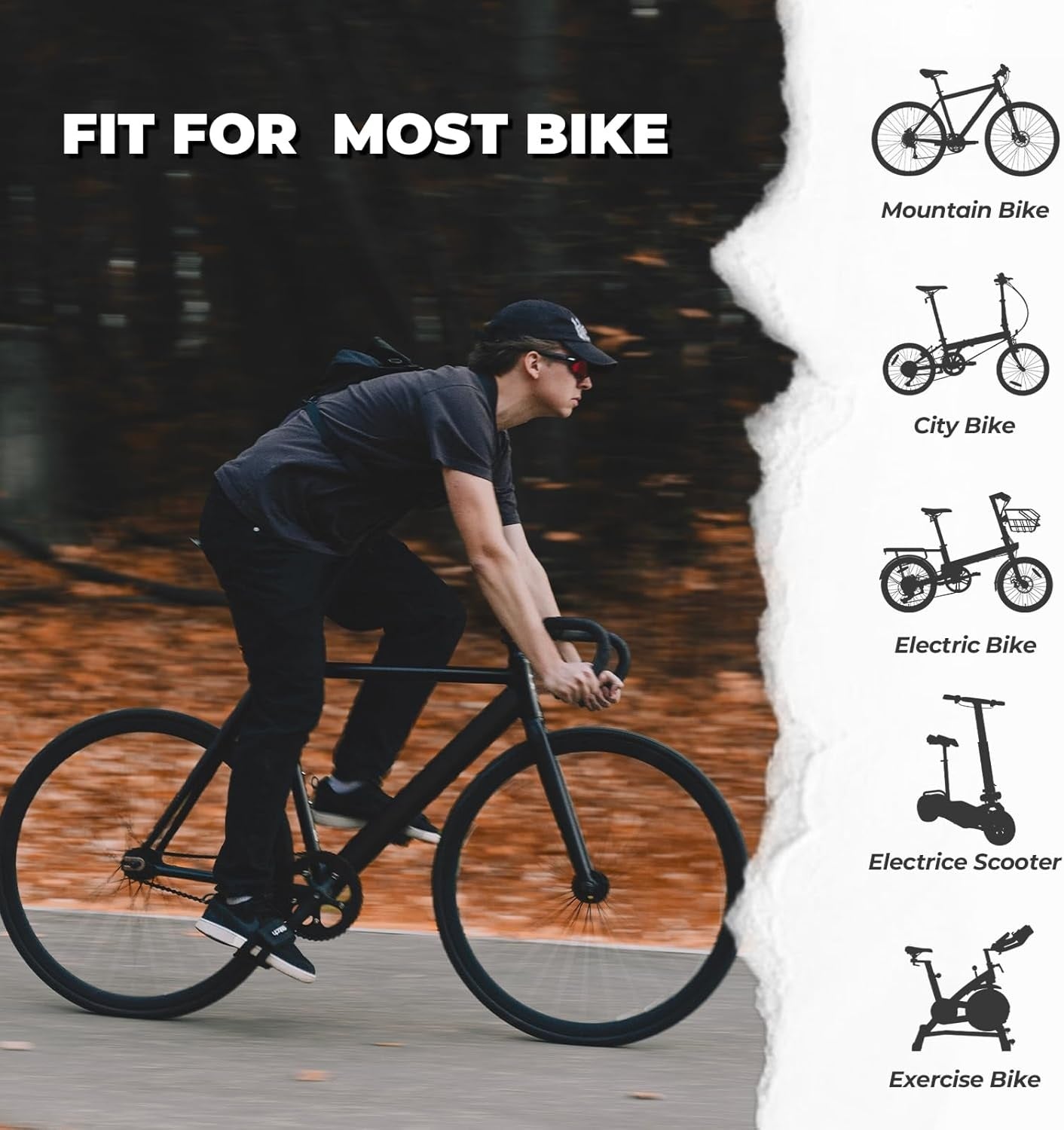 ROCKBROS cykelsadel bekväm cykelsadel ergonomisk bred för BMX MTB landsvägscykel bekväm