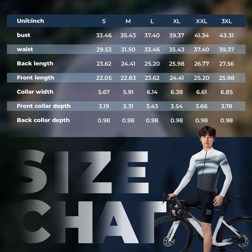 ROCKBROS cykeltröja för män, långärmad cykeltröja, cykeltröja för cykling, cykling, MTB, landsvägscykel, cykelkläder, andas, snabbtorkande