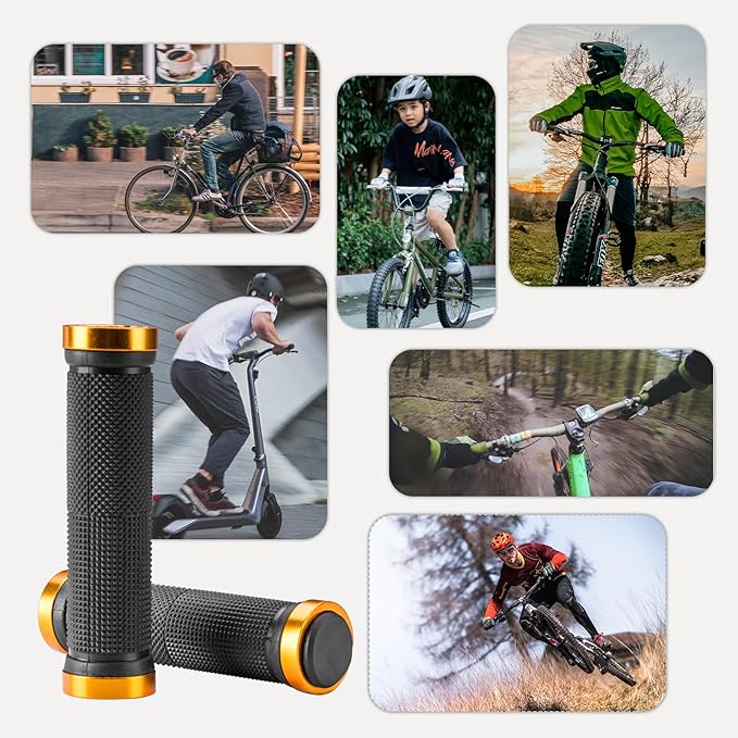 ROCKBROS Cykelgrepp 22mm med aluminium Lock-On System