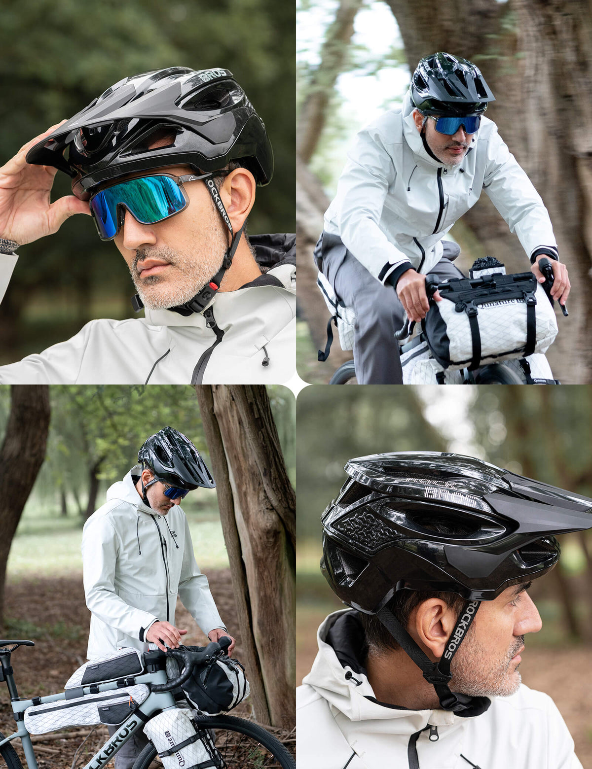 ROCKBROS Cykelhjälm med ventilationssystem Justerbar & Lätt