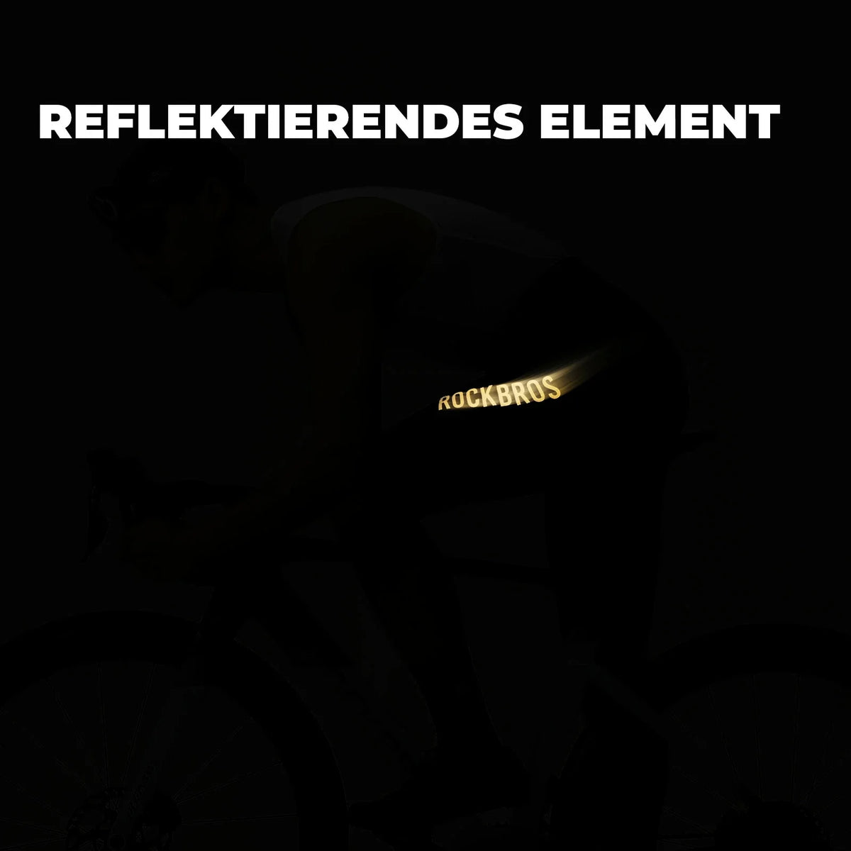 ROCKBROS Cykelbyxor kort för herr, Vadderade 3D-snitt cykelbyxor