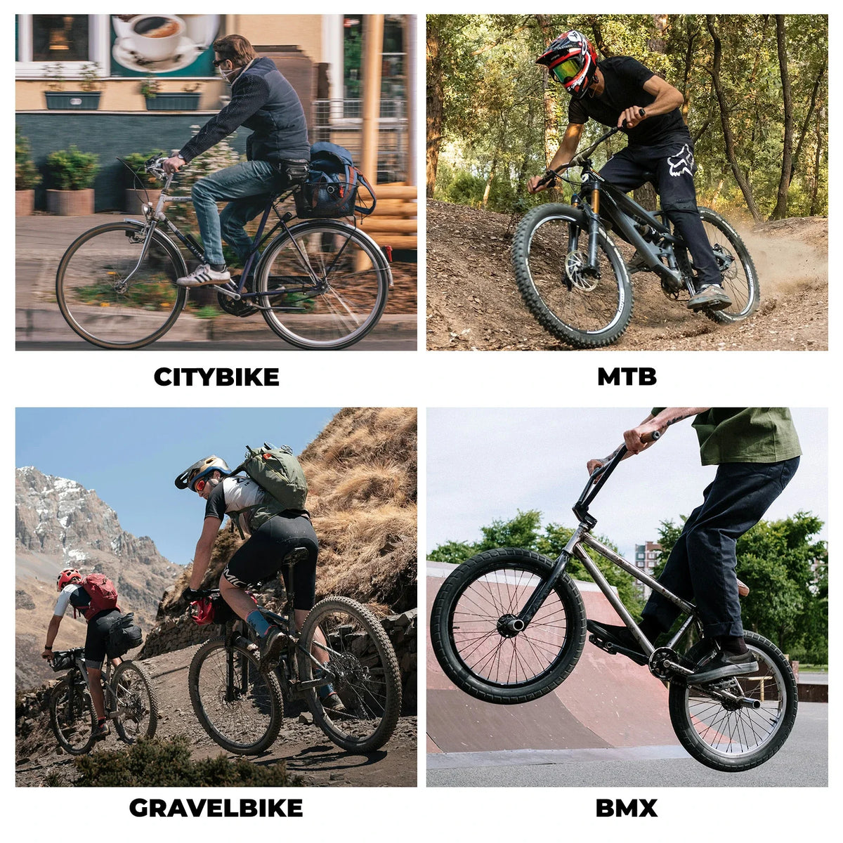 ROCKBROS Cykelpedaler i nylon med reflekterare, halkfria Lätta Breda Plattform