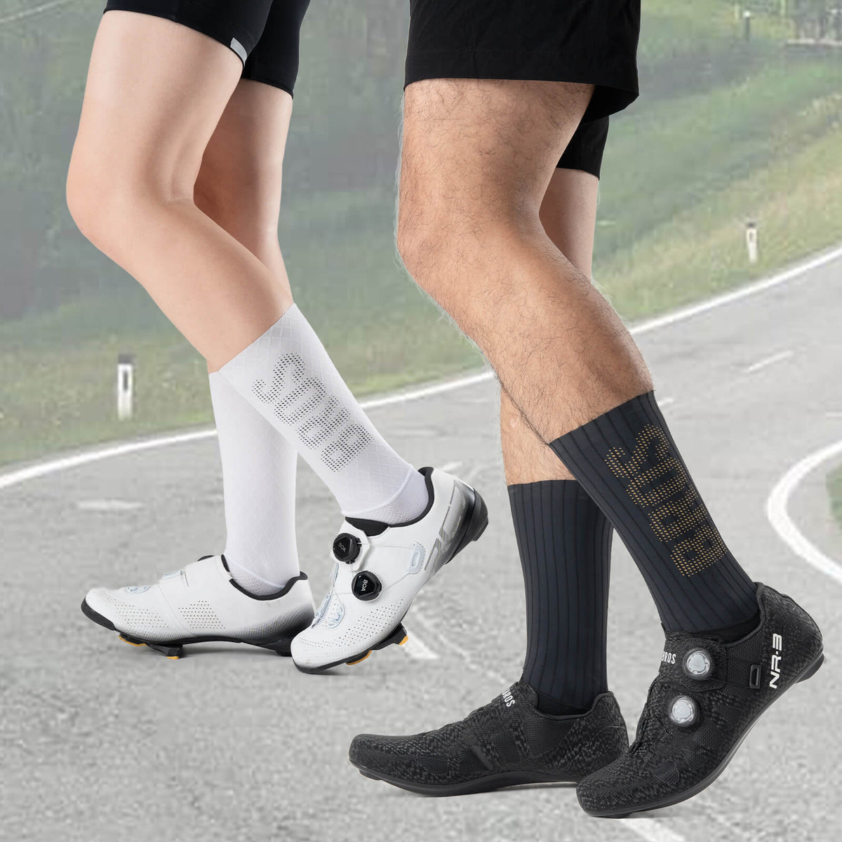 ROCKBROS Cykelsulor Andningsaktiva kompressionsstrumpor