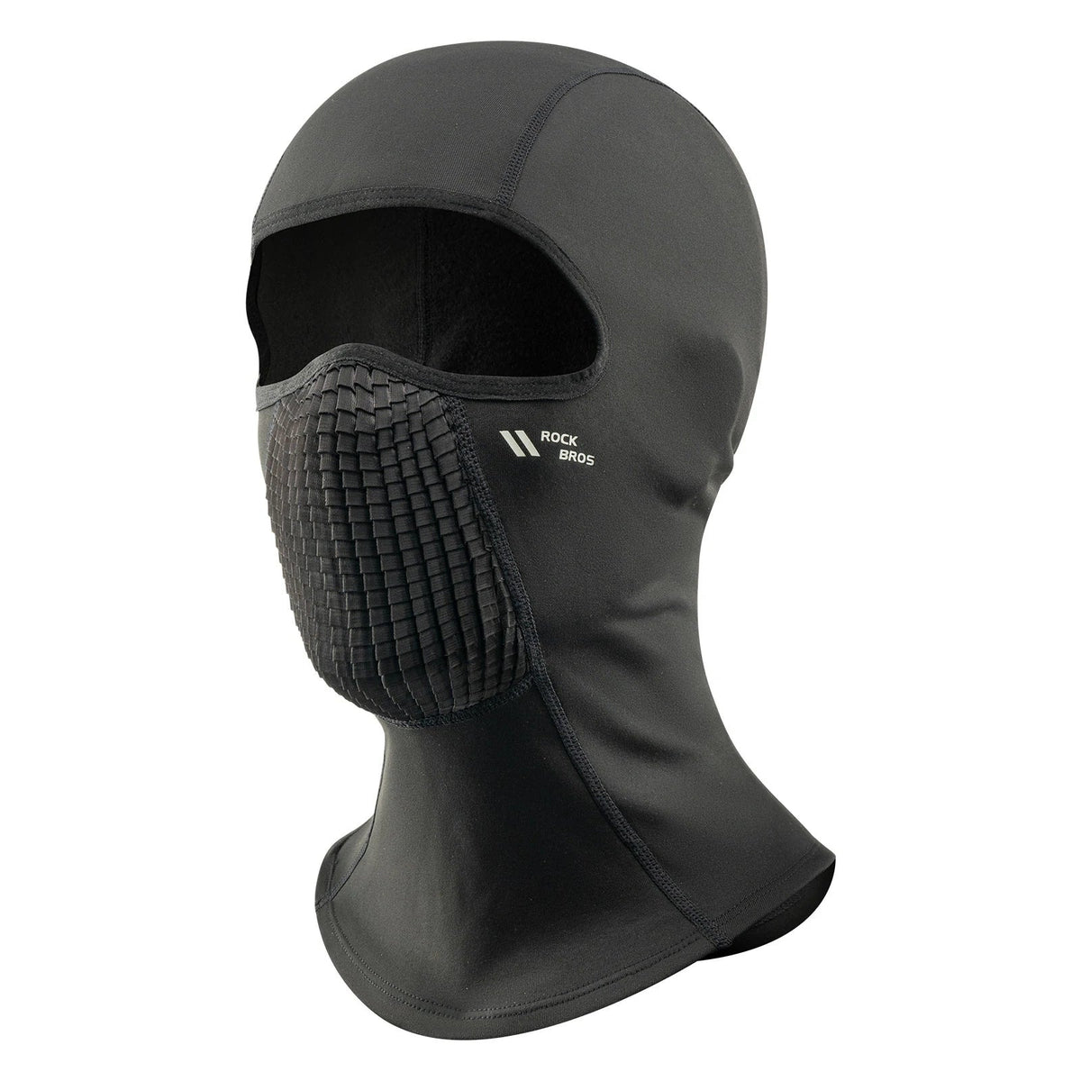 ROCKBROS Fleece-vinterluva Andningsaktiv Balaclava Skidmask