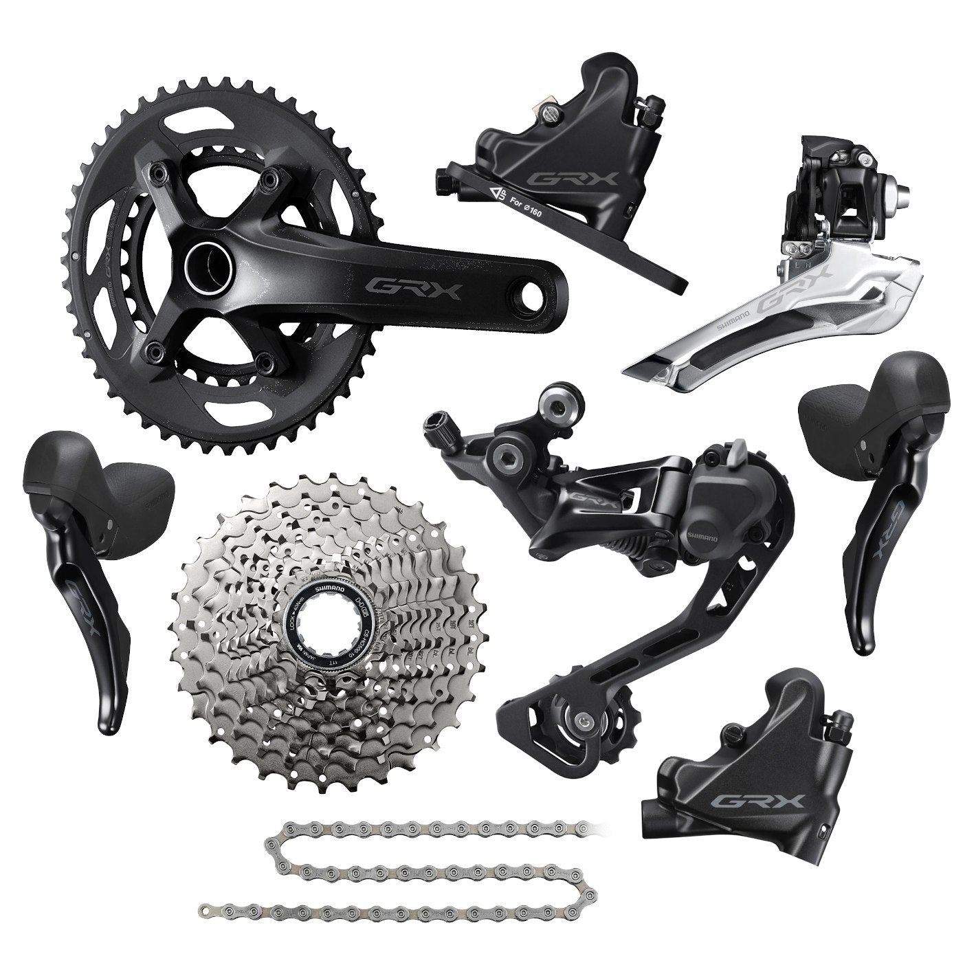 Shimano GRX RX400 2x10-växlad gruppset