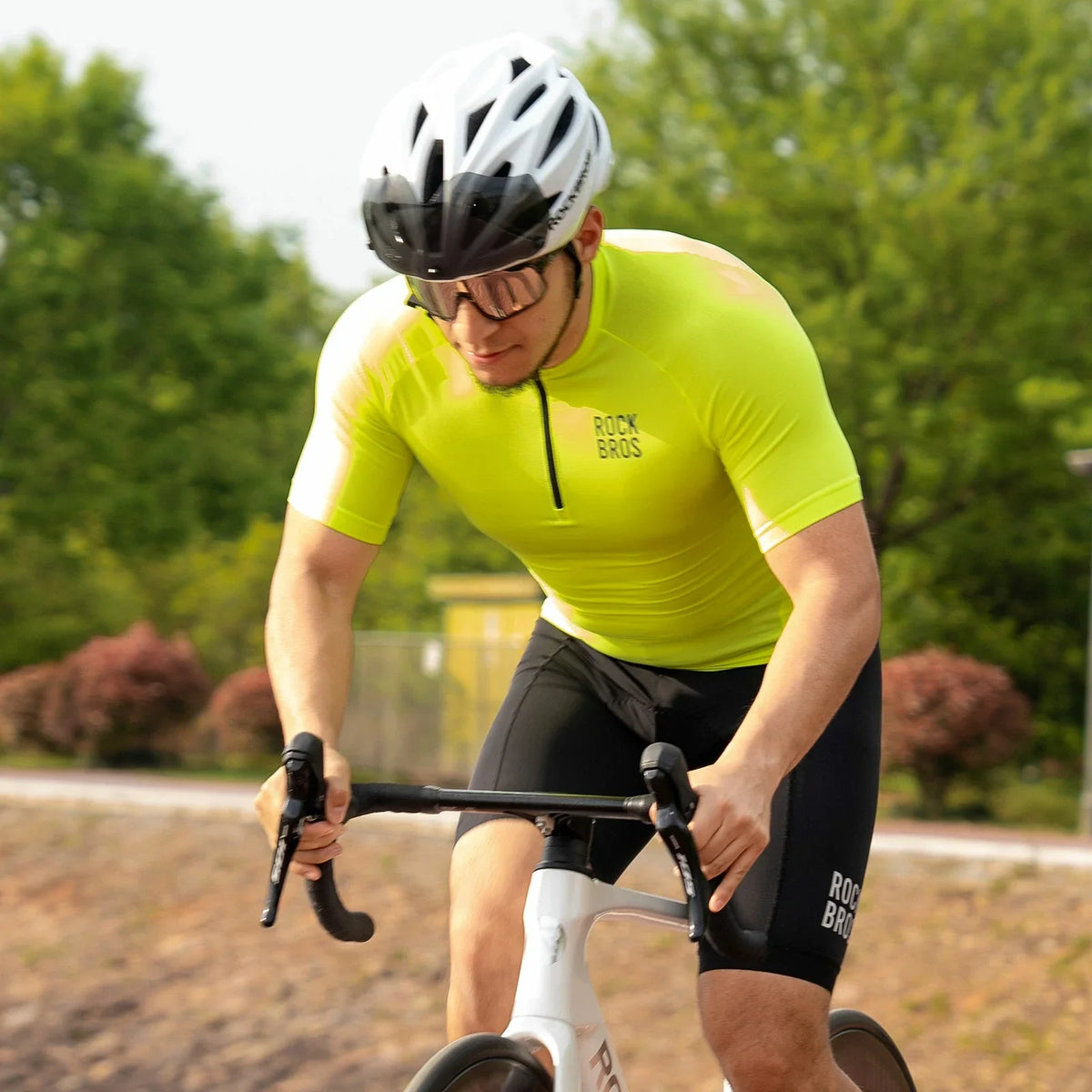 ROCKBROS Herrcykeltröja Cykeltröja Kortärmad, Andas Cykel Tröja