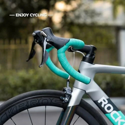ROCKBROS Styrband racercykel, 2 rullar racercykel styrband, Super Långt 220cm och Tjocklek 3mm