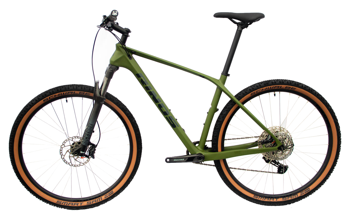 RINOS Gaia2.0 Carbon MTB Shimano Deore 12-växlad Hardtail Rockshox