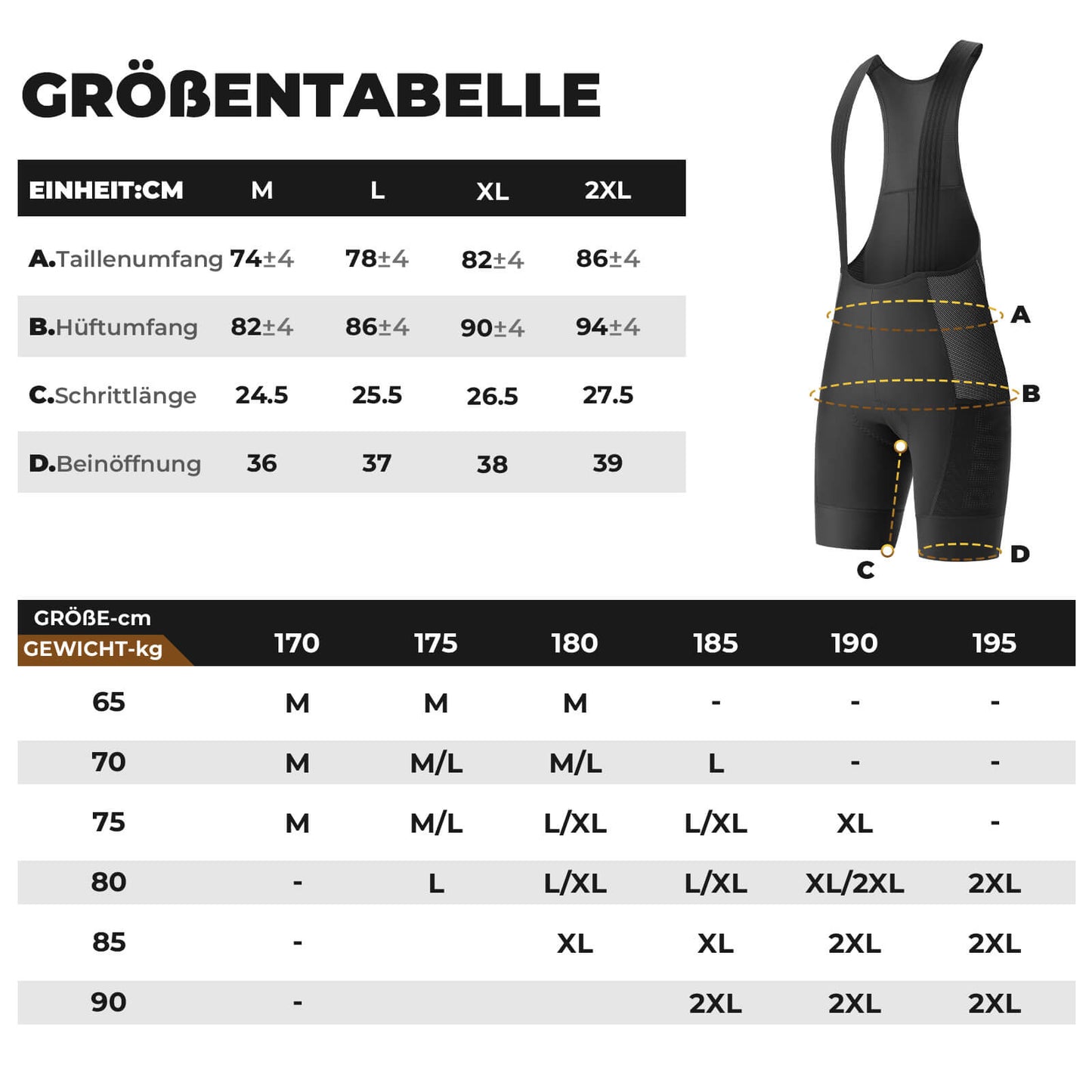 Cykelbyxor, hög slitstyrka och andningsbara med 5 fickor, ROCKBROS