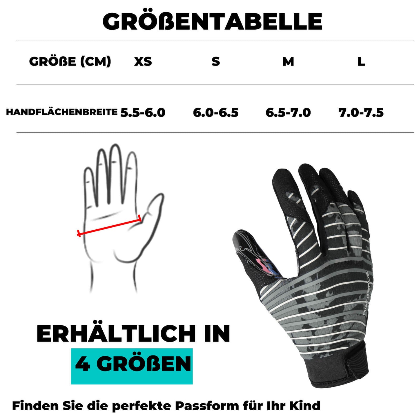 Professionella sporthandskar för barn, andningsbara och elastiska, ROCKBROS