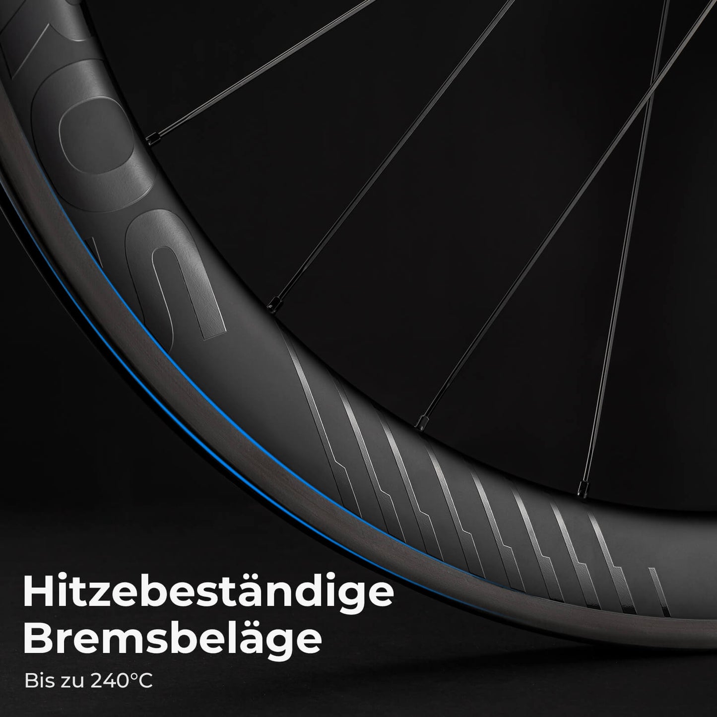 700C Kolfiberhjulset 50 mm Fälgbroms Genomgående axel Hjulset för racercykel ROCKBROS