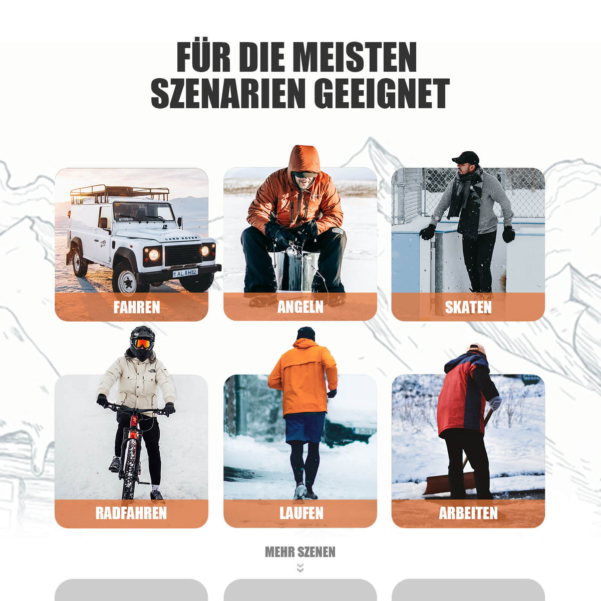 ROCKBROS Höst cykelhandskar Touchscreen-kompatibla