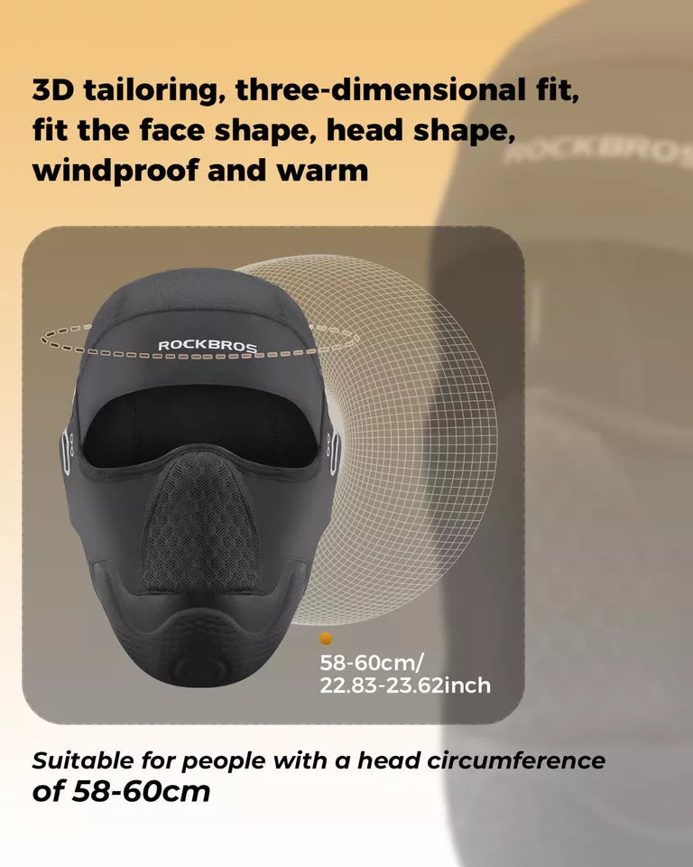 ROCKBROS Motorcykel Head Cover Balaclava Varm Fleece Cykel Balaclavas