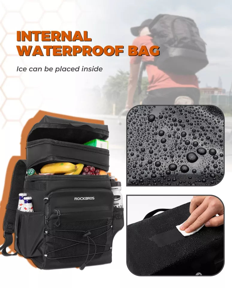 ROCKBROS Avtagbar ryggsäck Multifunktionell ryggsäck 3,5+14L Outdoor Travel