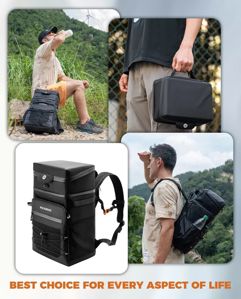 ROCKBROS Avtagbar ryggsäck Multifunktionell ryggsäck 3,5+14L Outdoor Travel