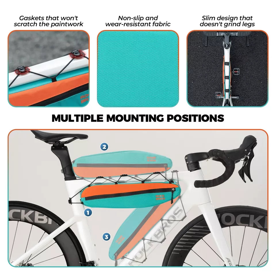 ROCKBROS cykelväska ram väska down tube