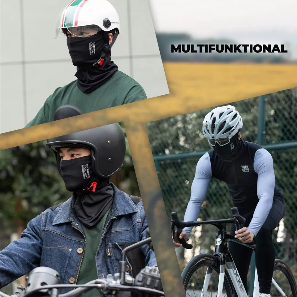 ROCKBROS sommar multifunktionell handduk COOLMAX Wrap UPF50+ Cykel/Motorcykel Mask