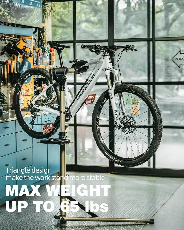 ROCKBROS cykelreparationsställ i aluminium, reparationsställ, max 30 kg