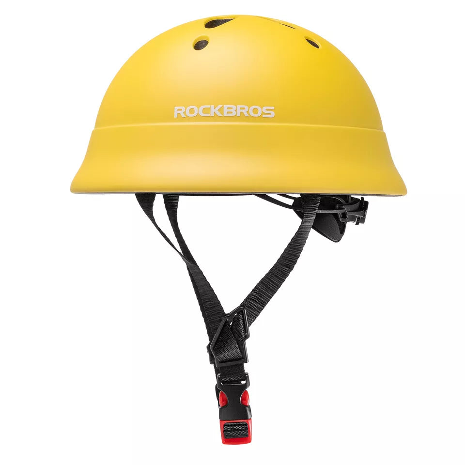 ROCKBROS barncykelhjälm, skyddshjälm, ungdomsidrottshjälm, barnhjälm för 48-52 cm