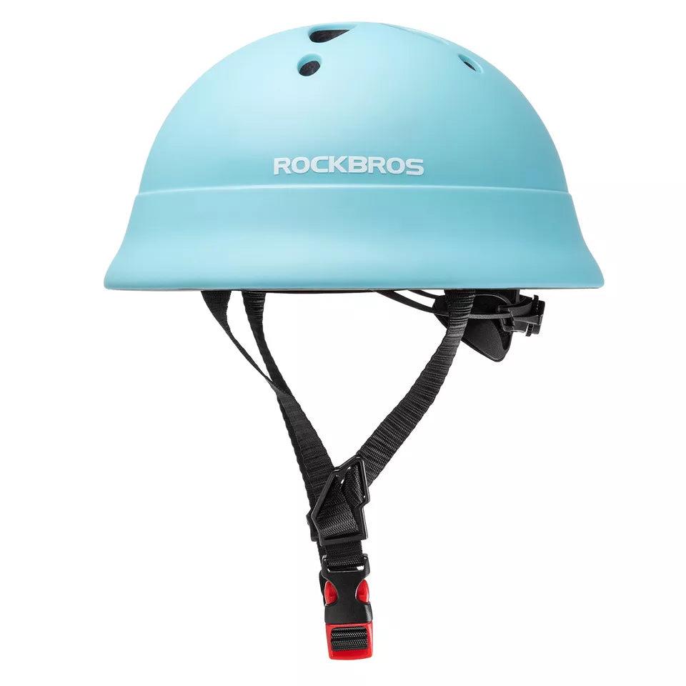 ROCKBROS barncykelhjälm, skyddshjälm, ungdomsidrottshjälm, barnhjälm för 48-52 cm