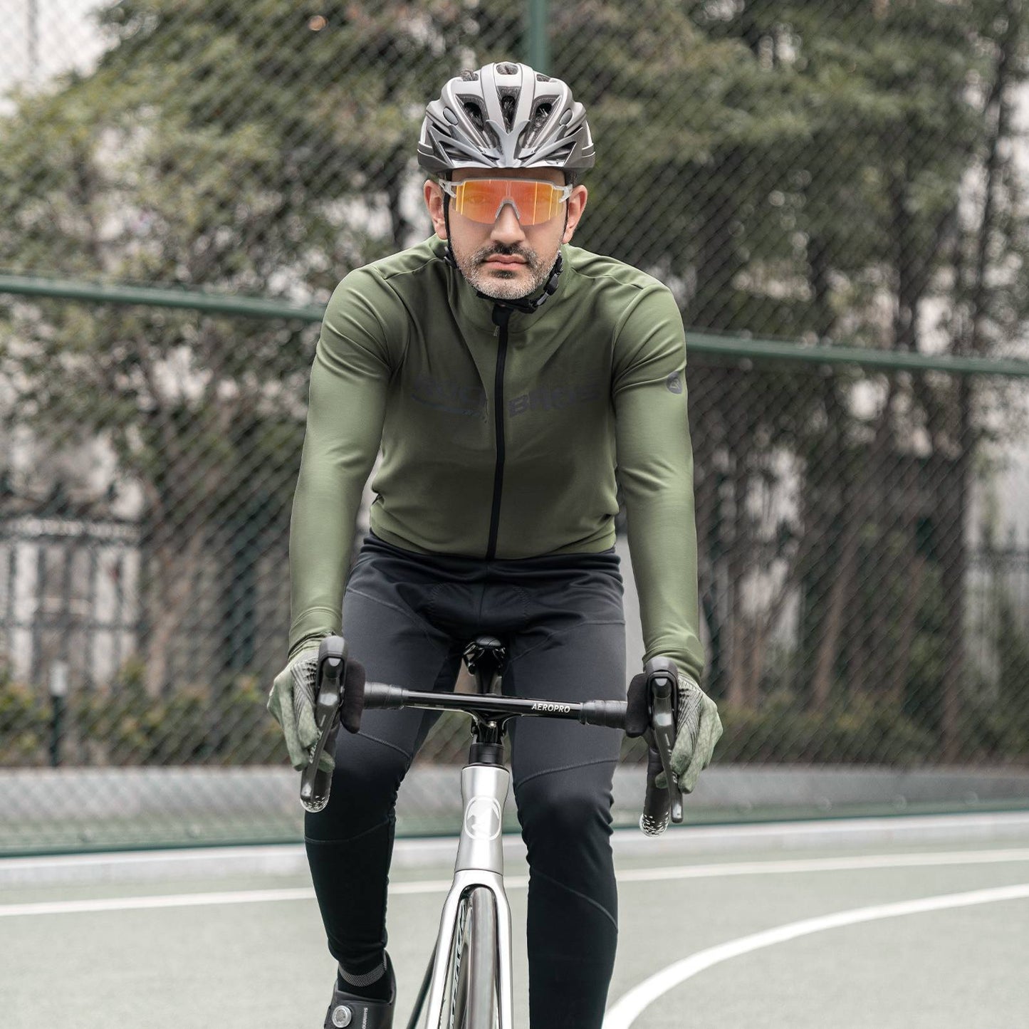 Vintercykelbyxor, vindtäta cykelkläder, sportiga ROCKBROS