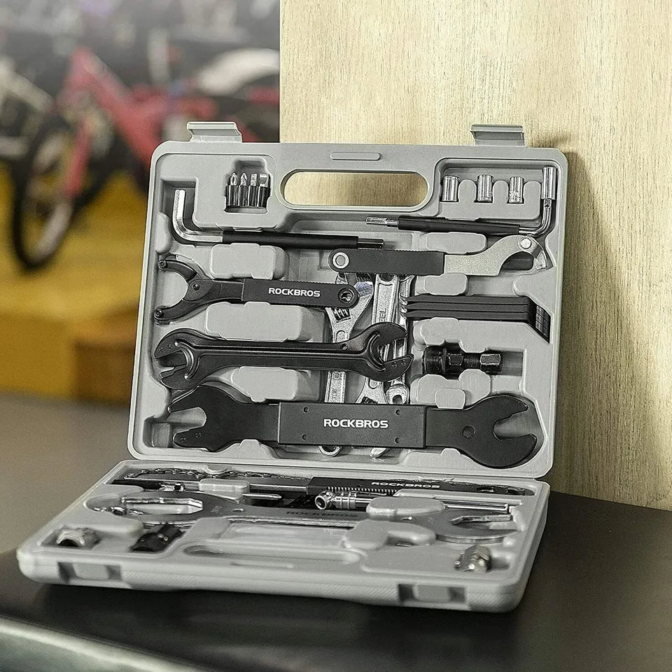 ROCKBROS cykelreparation multifunktionell verktygslåda set 44 i 1