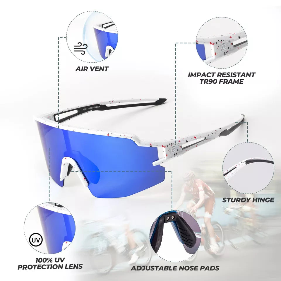 ROCKBROS Polariserade/Photochromic Solglasögon Cykelglasögon Cykel UV400 UNISEX