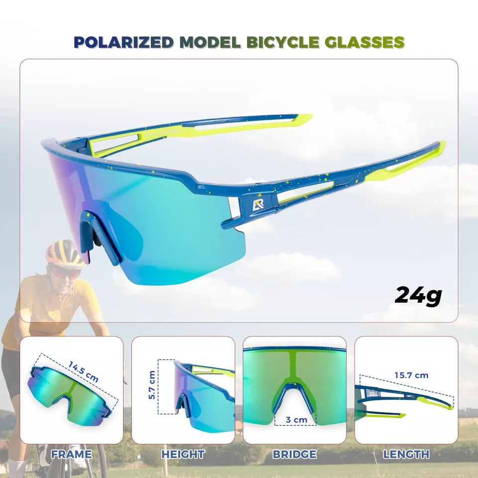 ROCKBROS Polariserade/Photochromic Solglasögon Cykelglasögon Cykel UV400 UNISEX