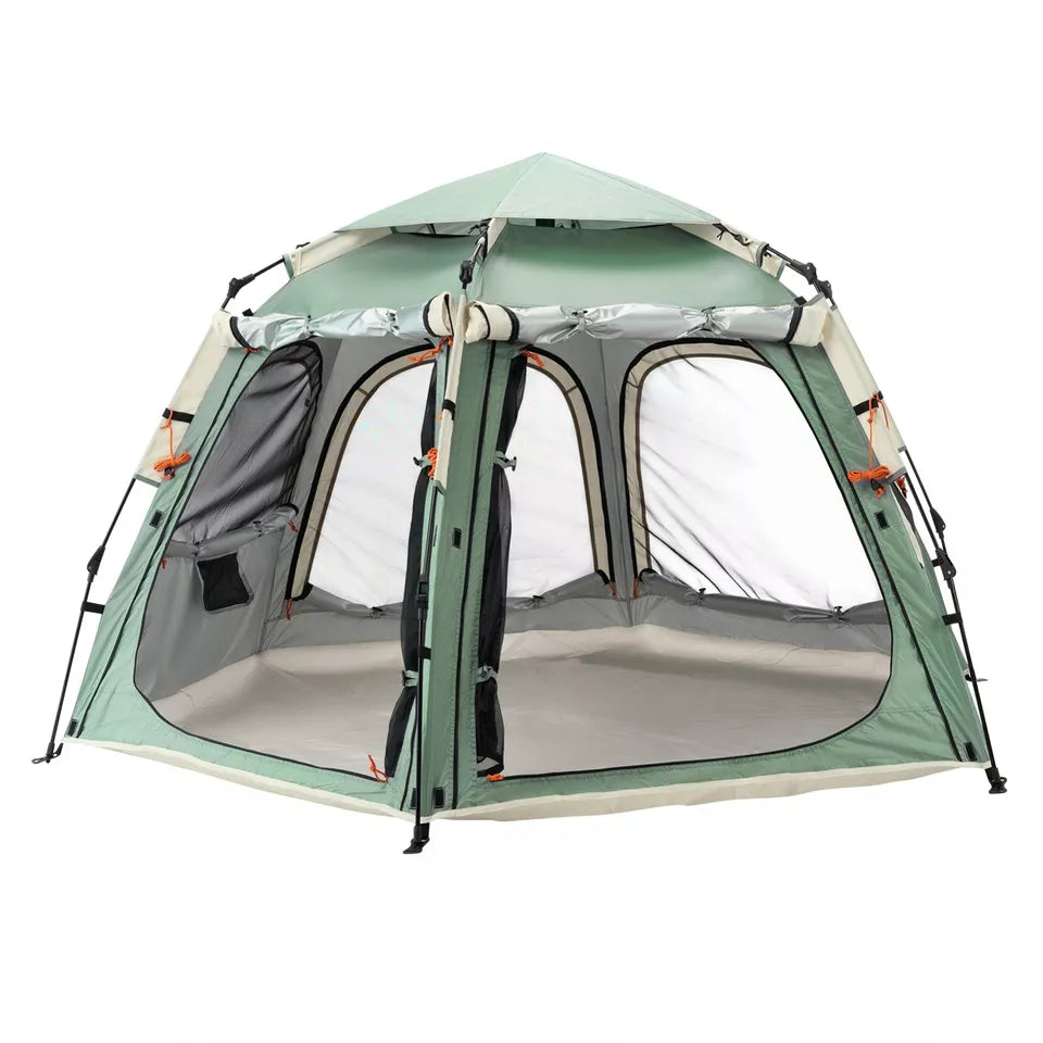 Qunature Campingtält 2-4 personers popup-tält Kupoltält Campingtält Vattentätt
