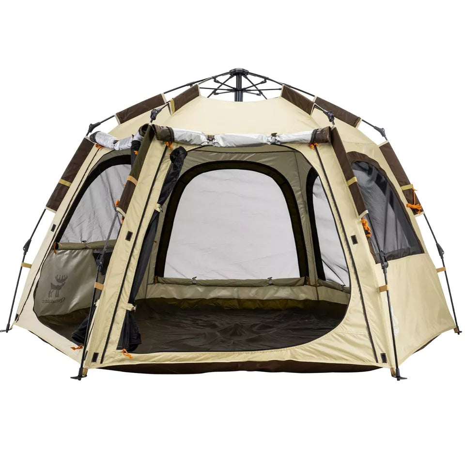 Qunature Campingtält 2-4 personers popup-tält Kupoltält Campingtält Vattentätt