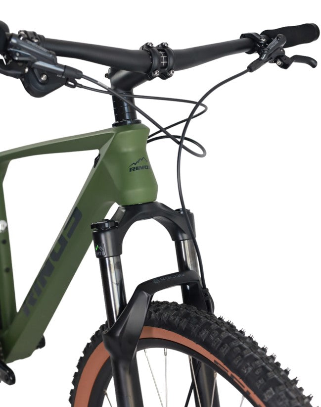 RINOS Gaia2.0 Carbon MTB Shimano Deore 12-växlad Hardtail Rockshox