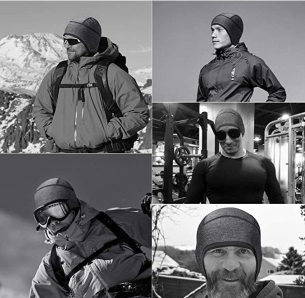 ROCKBROS LF7227 Cykelkeps Undercap för Dam Herr Vindtät