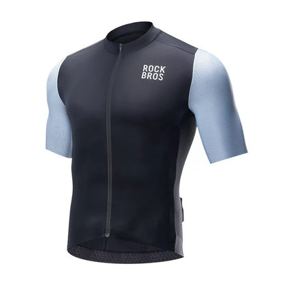ROCKBROS lättviktscykeltröja för män kortärmad tröja MTB/vägcykel EU-storlek
