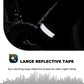 ROCKBROS Reflexband Elastiskt byxklämma Cykelbyxskydd Reflekterande byxband för utomhusjogging Cykling Löpning 1 par