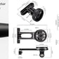 ROCKBROS cykeldatorfäste för Garmin Bryton Wahoo GPS-styrhållare aluminium
