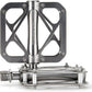 ROCKBROS cykelpedaler mountainbike gjord av titanlegering 3 lager MTB pedaler plattform för MTB 250g ljus
