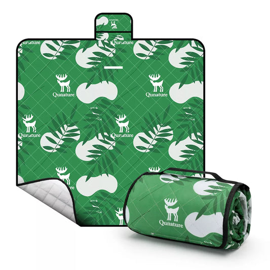 Qunature Picknickfilt 200x200cm Campingfilt Picknickmatta utomhus Vattentät
