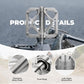 ROCKBROS cykelpedaler mountainbike gjord av titanlegering 3 lager MTB pedaler plattform för MTB 250g ljus