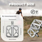 ROCKBROS cykelpedaler mountainbike gjord av titanlegering 3 lager MTB pedaler plattform för MTB 250g ljus