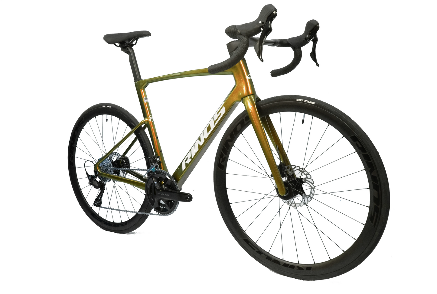 RINOS carbon landsvägscykel 700C Shimano 105 R7120 24 växlar Odin4.0