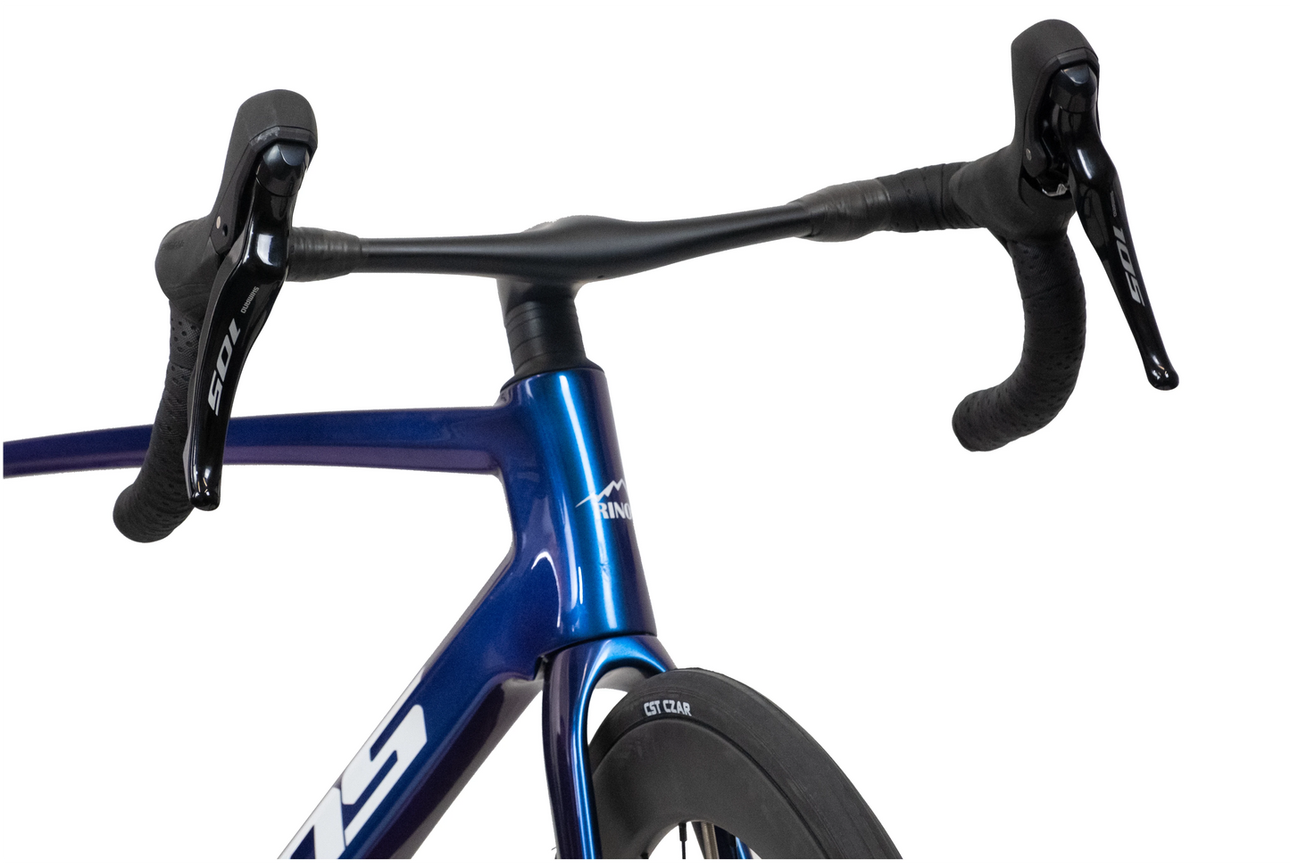 RINOS Helt kolfiber landsvägscykel Odin 4.1 Shimano 105 ST-R7120 24-växlad