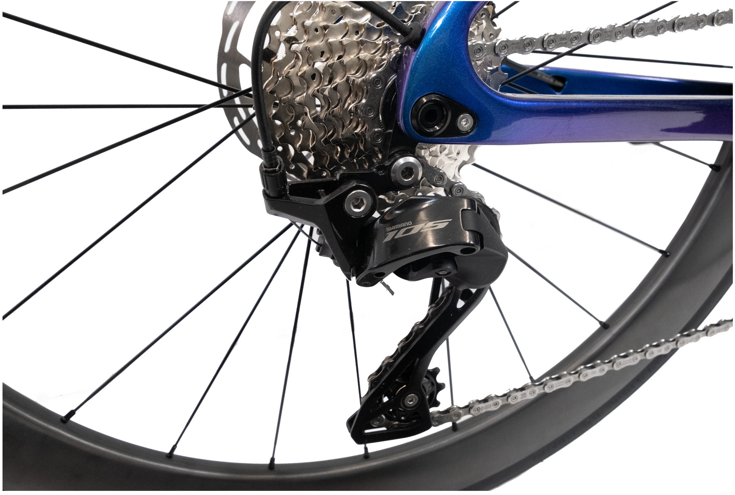RINOS Helt kolfiber landsvägscykel Odin 4.1 Shimano 105 ST-R7120 24-växlad