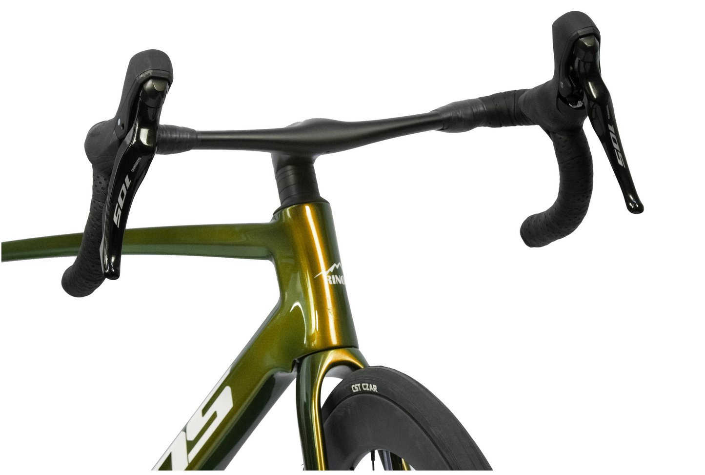 RINOS Helt kolfiber landsvägscykel Odin 4.1 Shimano 105 ST-R7120 24-växlad