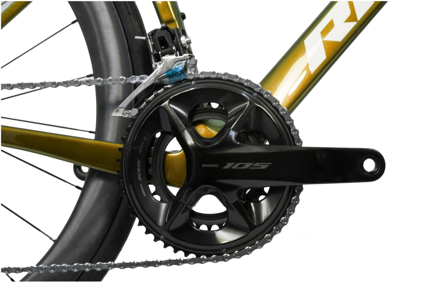 RINOS Helt kolfiber landsvägscykel Odin 4.1 Shimano 105 ST-R7120 24-växlad