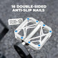 ROCKBROS cykelpedaler mountainbike gjord av titanlegering 3 lager MTB pedaler plattform för MTB 250g ljus