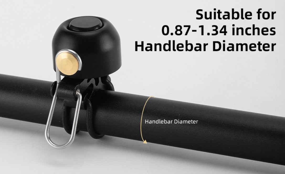 ROCKBROS cykelklocka styr klassisk, mountainbike retro cykelklocka hög klocka cykel kopparcykelklocka för 22-34 mm