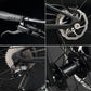 KABON City hopfällbar cykel kolfiber Shimano Altus 9S 20 tum med kolfiberhjul