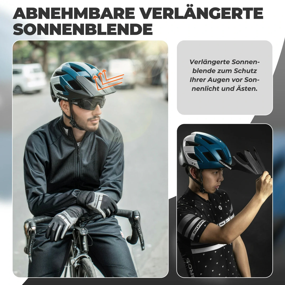 ROCKBROS Cykelhelm enhetsstorlek 56-62 cm