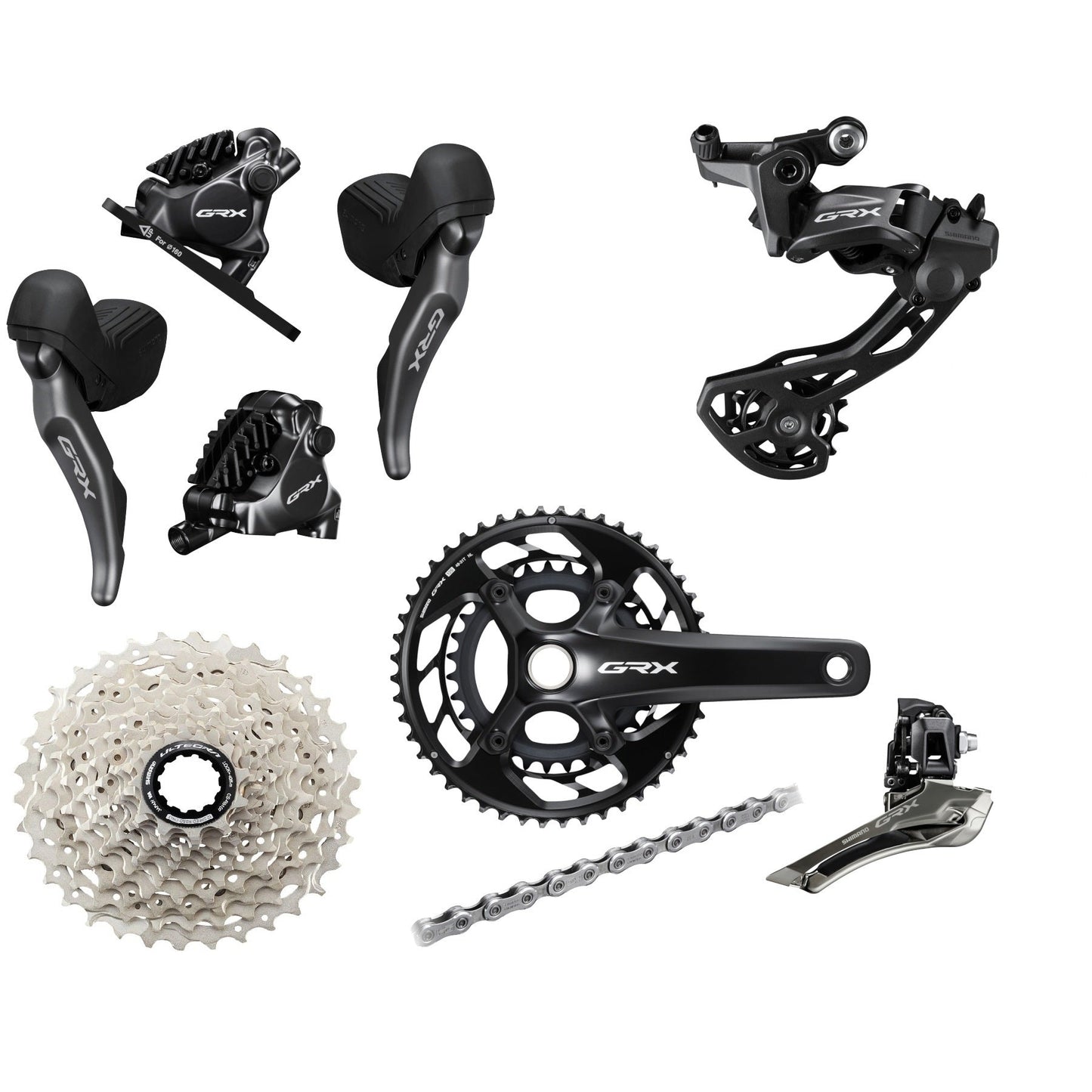 Shimano GRX RX820 2x12-växlad gruppset
